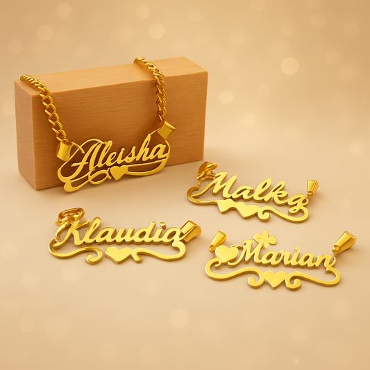 Heart Name Necklace